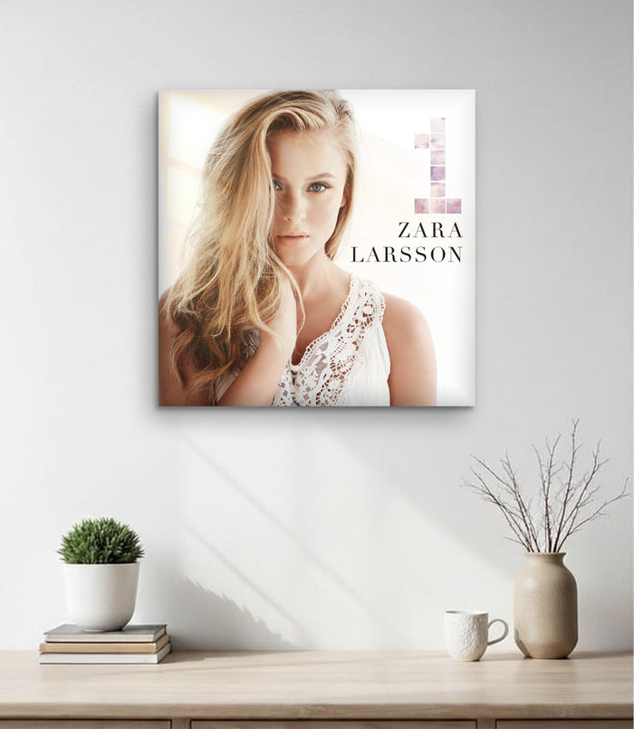 1 - Zara Larsson Album Icon - magnetic acrylic album icon on wall