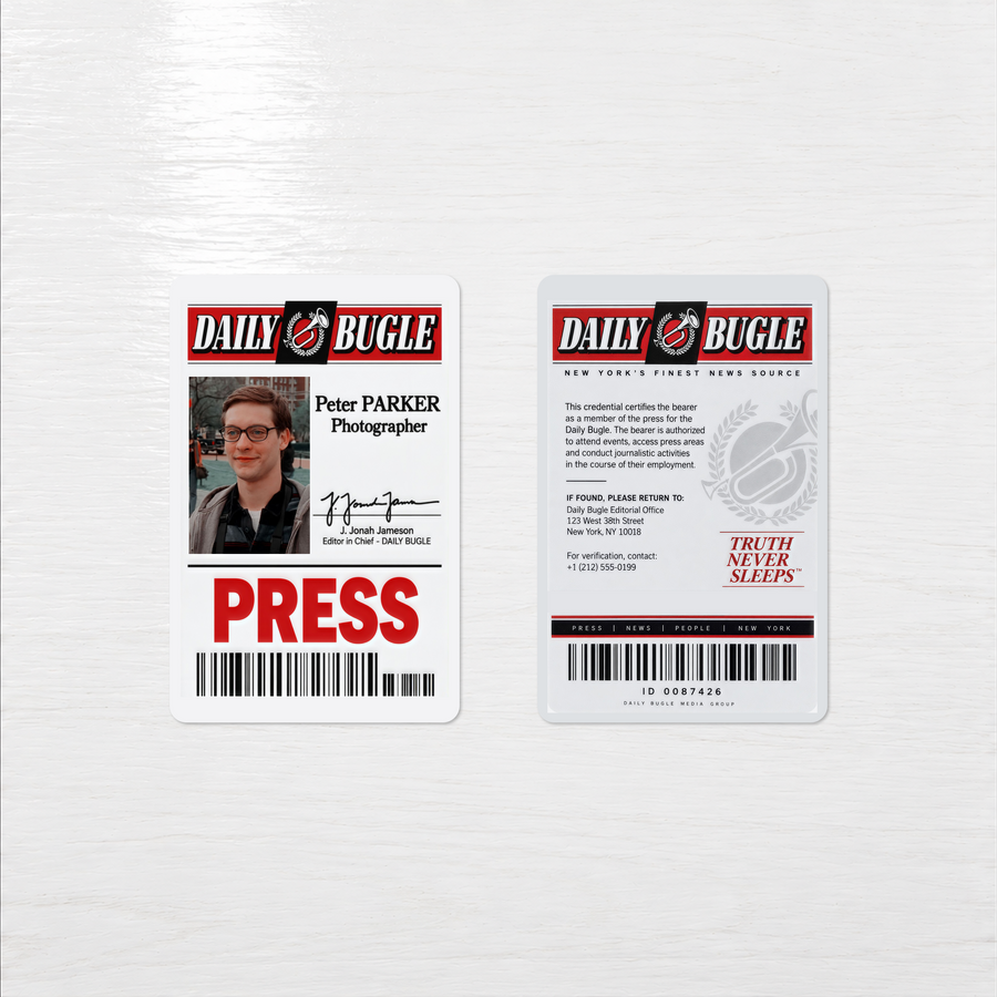 Daily Bugle Press Credentials