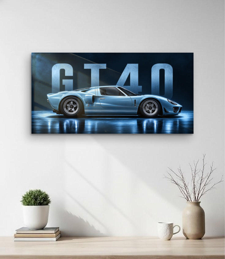 Ford GT40 Car Plate