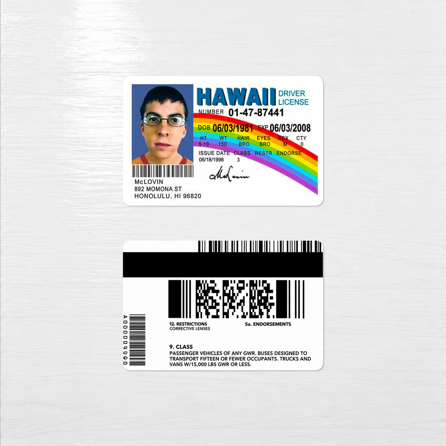 Hawaii Driver License