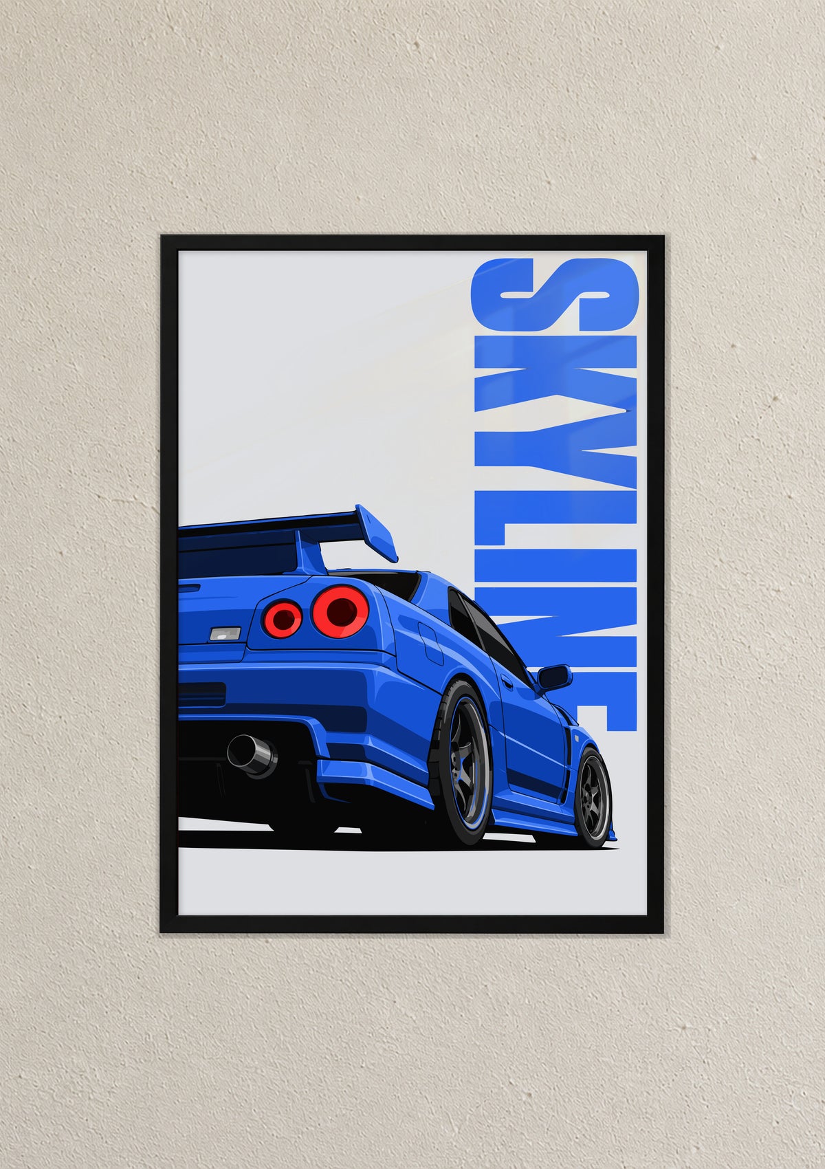 JDM Rear View Art Print