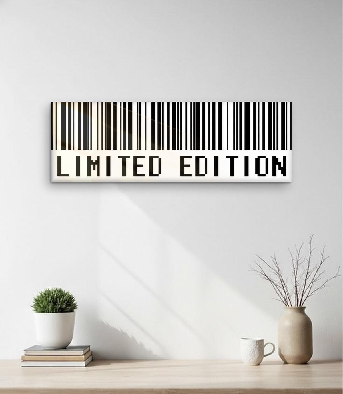 Limited Edition Barcode Sign