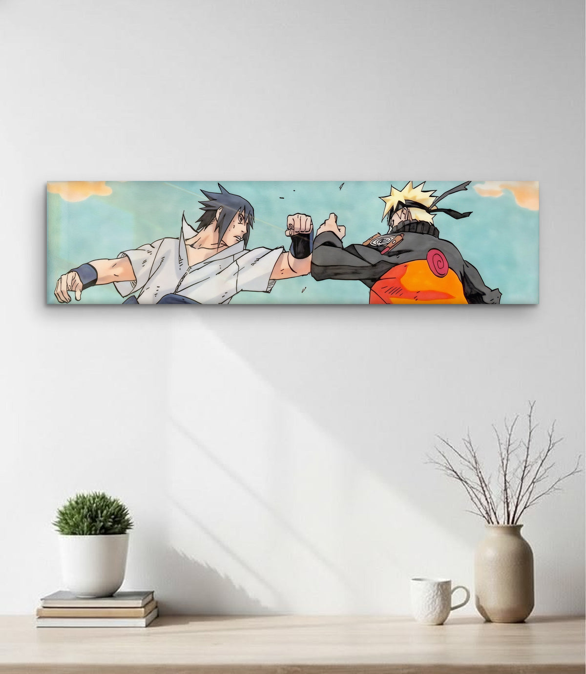 Naruto vs Sasuke Banner